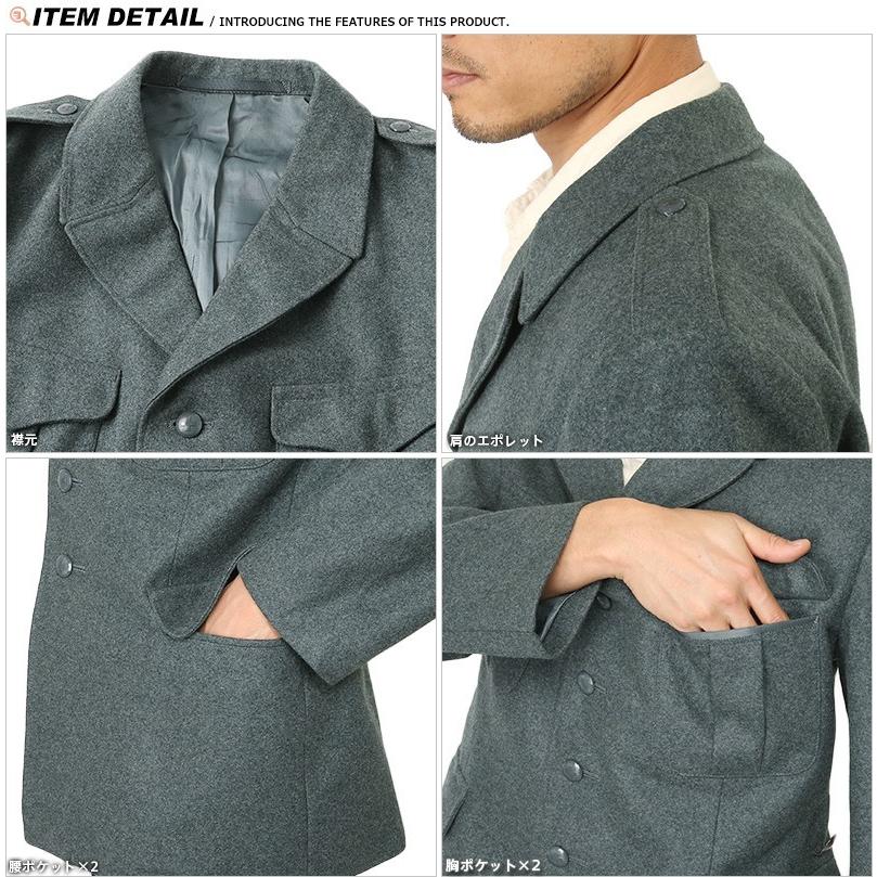 MILITARY（ミリタリー） 実物 USED スイス軍グレーウールジャケット