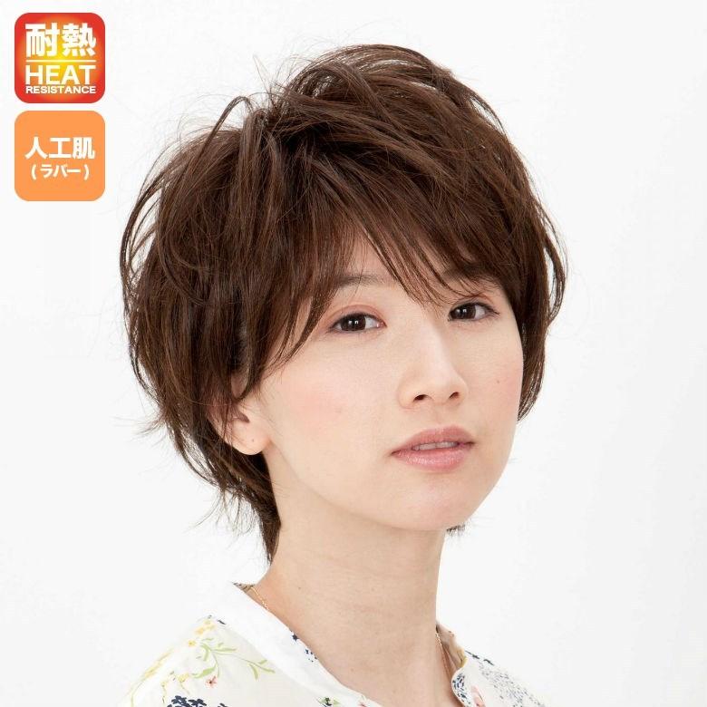 ラパンドアール ラッフルショート ショコラブラウン J-1070 ショート