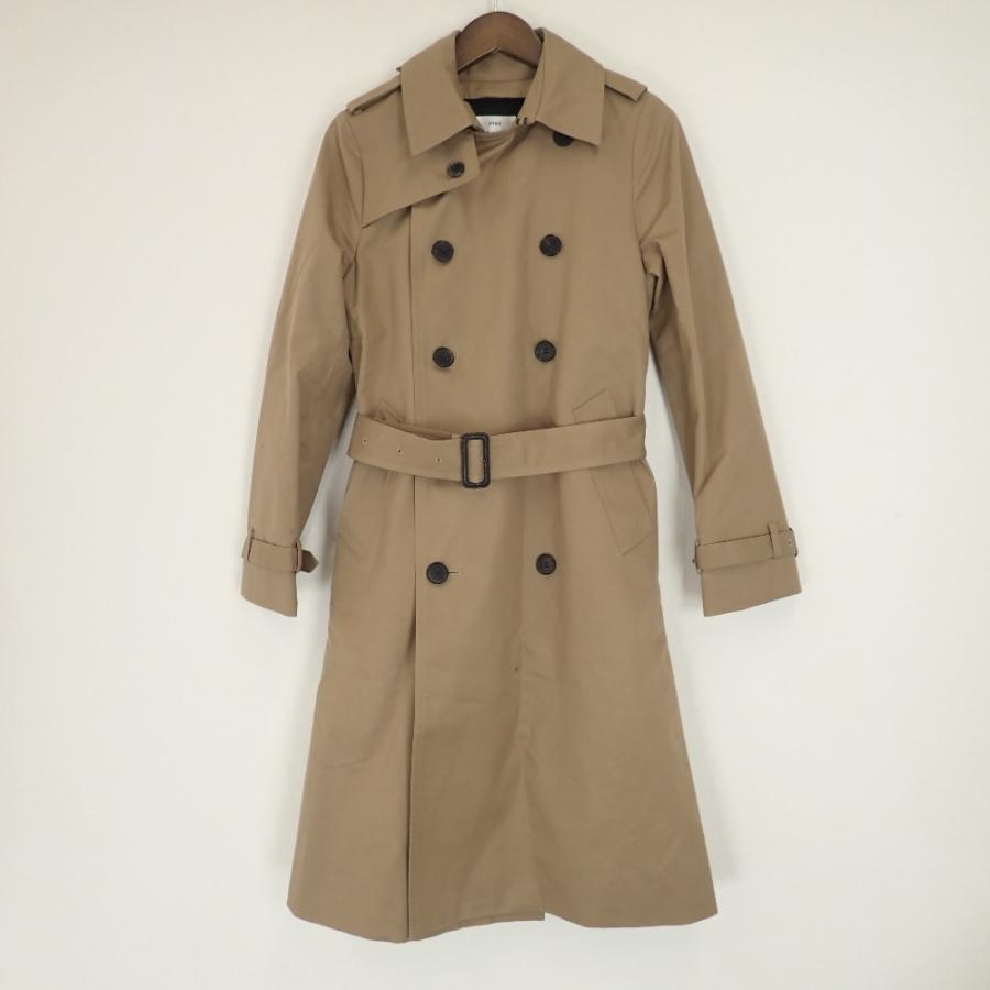 美品/ HYKE ハイク 162-17005 ウールライナー付トレンチ コート 2