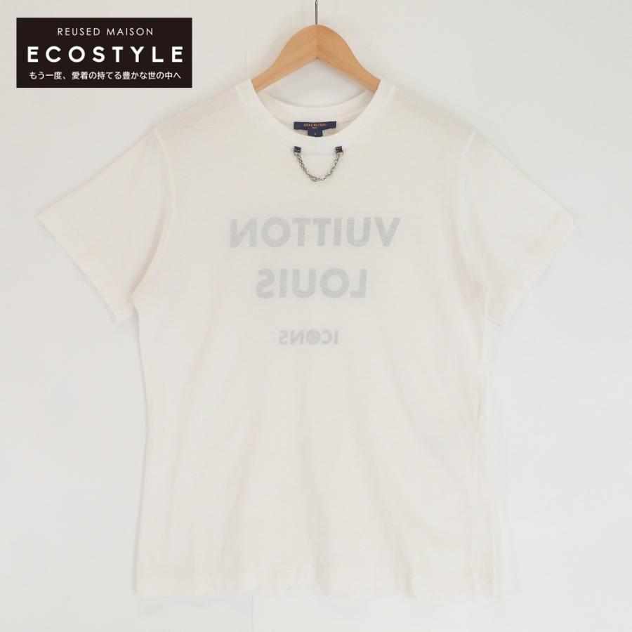 LOUIS VUITTON ルイ ヴィトン 20SS ホワイト 反転ロゴTシャツ L