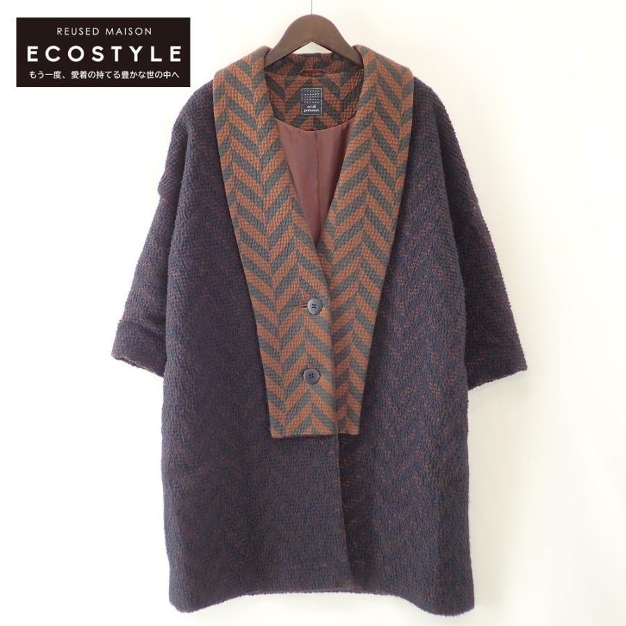 mina perhonen（ミナペルホネン） ネイビー×ブラウン SHEEP PATH