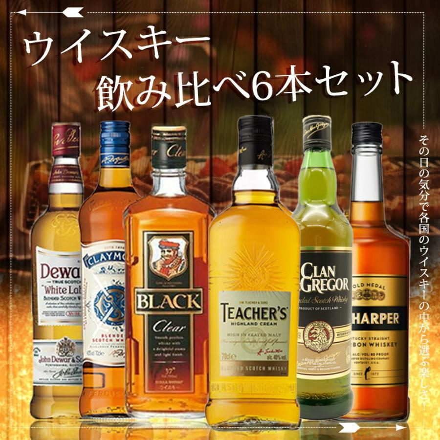 送料無料】ウイスキー飲み比べ6本セットA 国産ウイスキー スコッチ