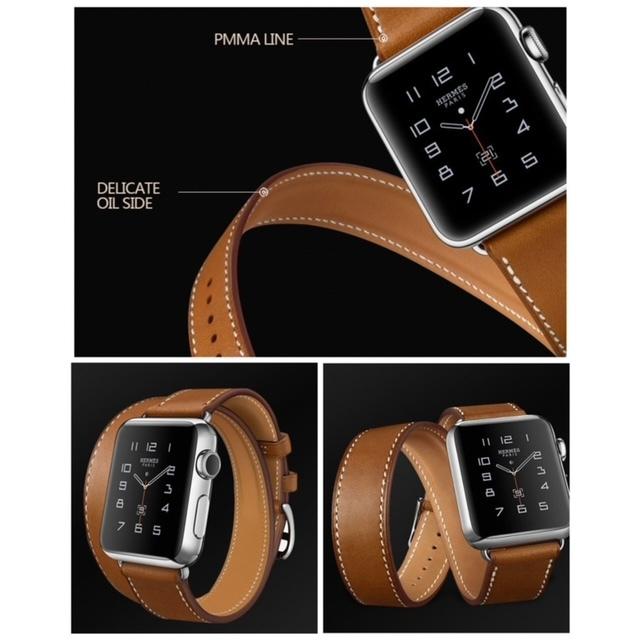 アップルウォッチ ベルト バンド スマートレザーバンド 革 レザー