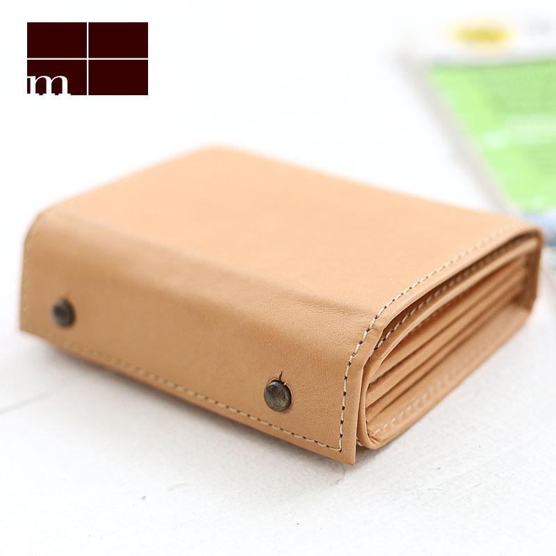 m+（エムピウ） millefoglie TAN27 ミッレフォッリエ2 サイフ /財布