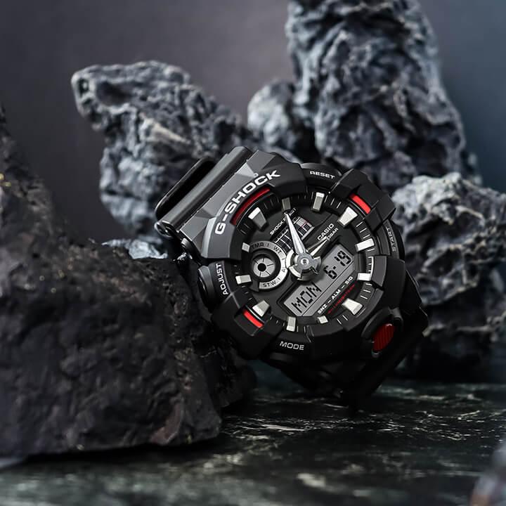 G-SHOCK ジーショック Gショック BASIC 多機能 メンズ 腕時計 黒