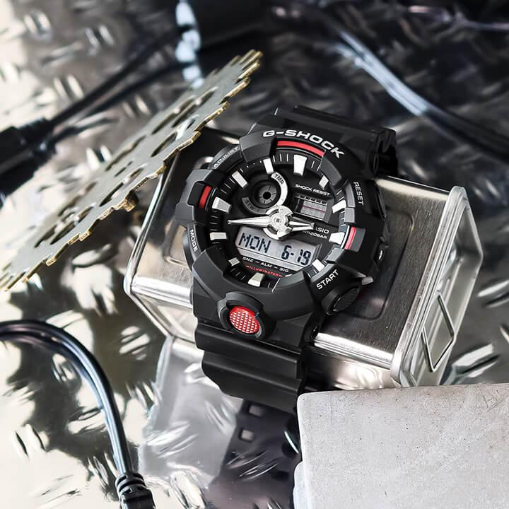G-SHOCK ジーショック Gショック BASIC 多機能 メンズ 腕時計 黒
