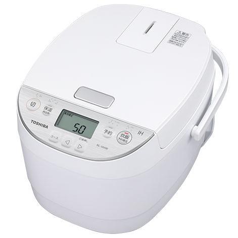 長期保証付】東芝(TOSHIBA) RC-10HW-W ホワイト IH炊飯器 5.5合 : 特価