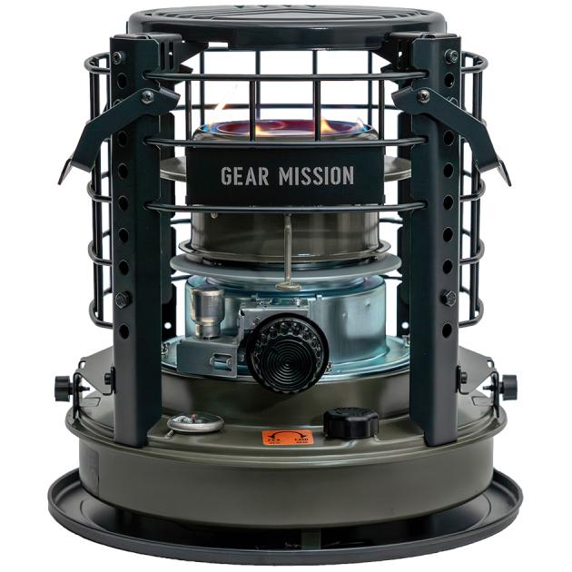 トヨトミ 石油こんろ K3-GM1 ギアミッション オリーブグリーン 煮炊き