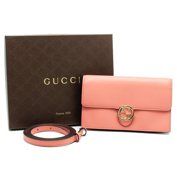 GUCCI（グッチ） インターロッキングG ショルダーウォレット 長財布