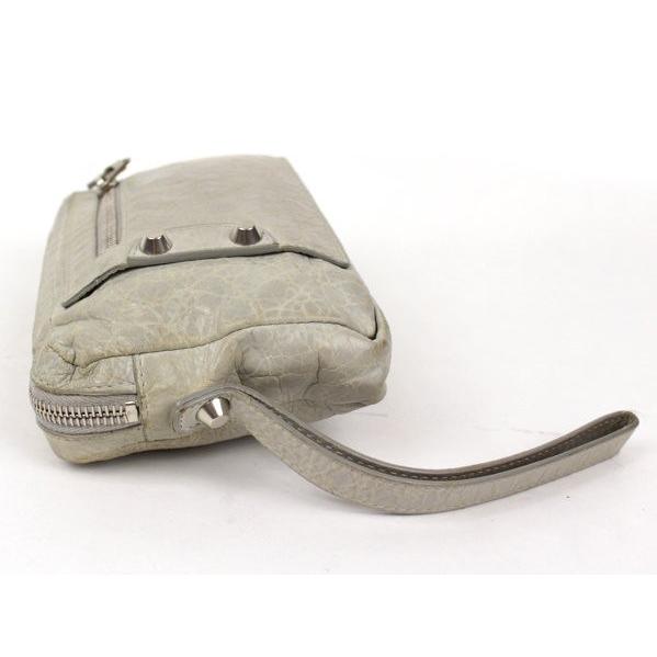 BALENCIAGA（バレンシアガ） クラックレザー ポーチ 285904 ライト