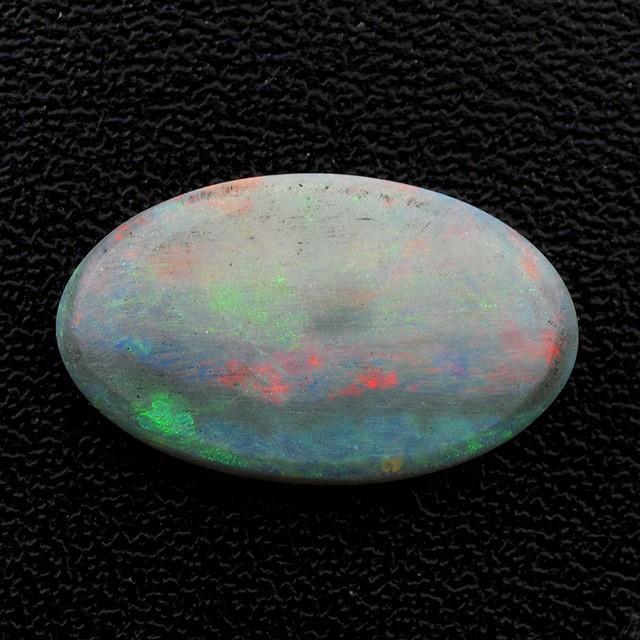 ブラックオパール ルース 4.287ct 07月29日の誕生日石 10月の誕生石