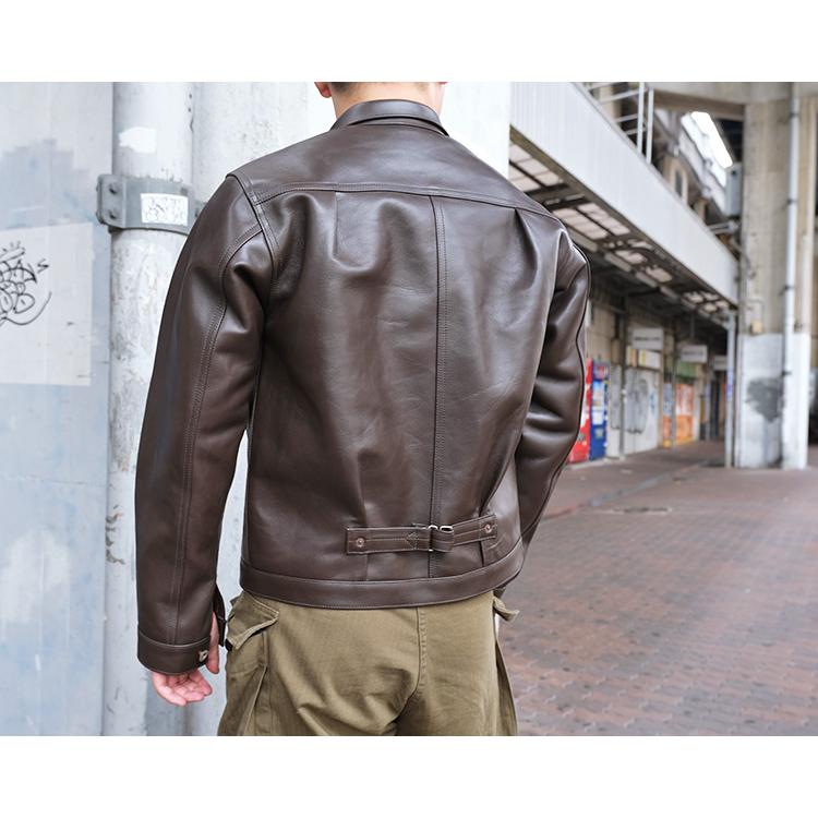 JELADO（ジェラード） 44レザージャケット 別注 ホースハイド 馬革 茶