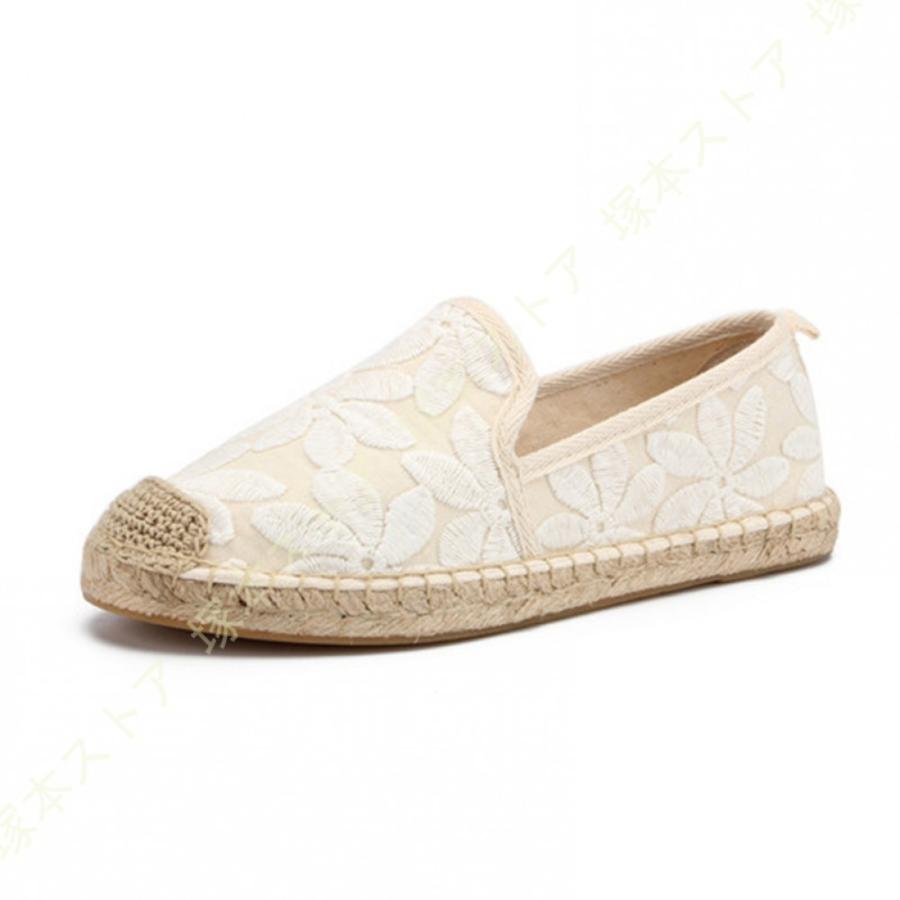 エスパドリーユ スリッポン レディース シューズ フラットシューズ