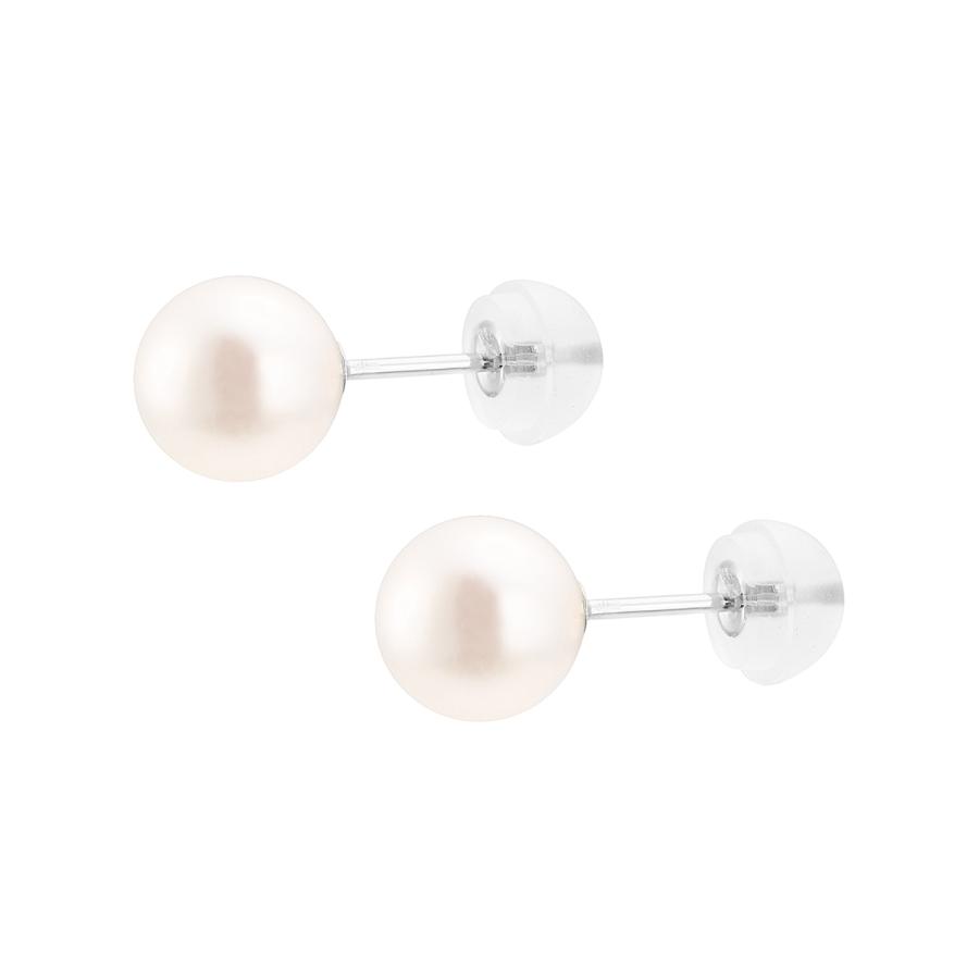 ジュエリーツツミ プラチナアコヤ真珠ピアス（6.5mm） : ジュエリー