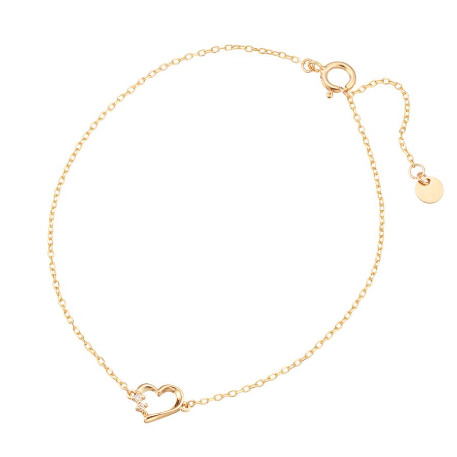 ジュエリーツツミ K10イエローゴールドダイヤモンドブレスレット