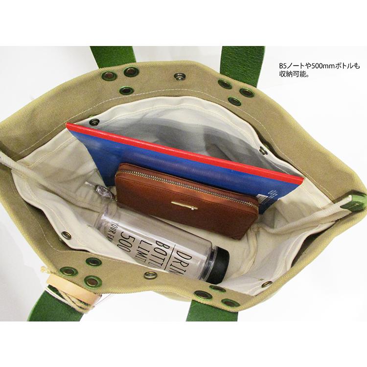 リリー LILY リアルマインド REAL MIND 牛革 日本製 8号パラフィン帆布