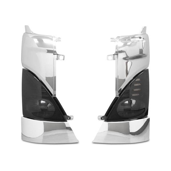 日野自動車 レンジャープロ メッキ コーナーパネル スモーク コーナー