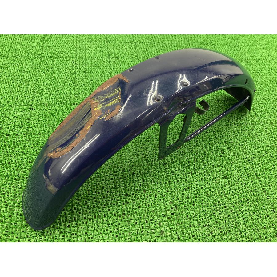 FX フロントフェンダー 青 ハーレー 純正 中古 バイク 部品 ショベル