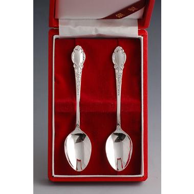 銀食器カトラリー「ニュークラウン」スプーン2本セット・銀製品・ : 銀