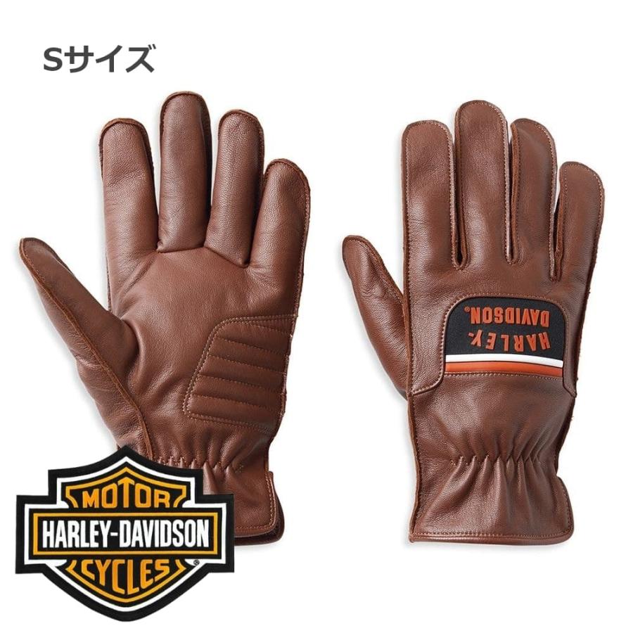 ハーレーダビッドソン 純正 メンズ Hamptonレザーグローブ 98137-22VM
