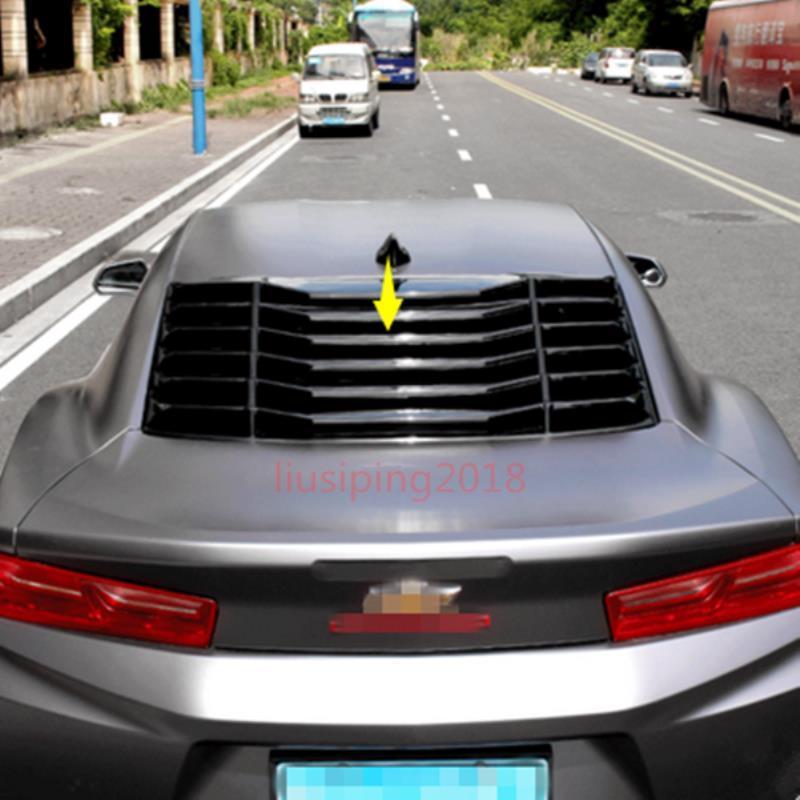 USウィンドウルーバー シボレーカマロ16-17用ABSリアウィンドウ