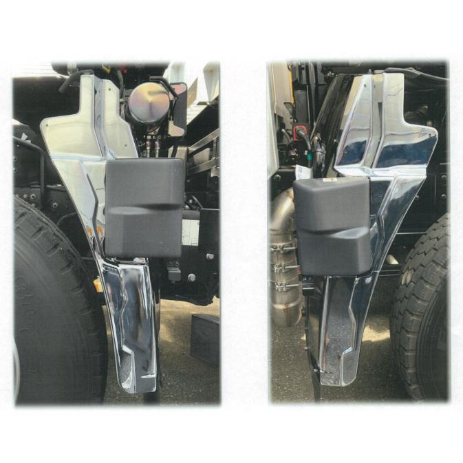 メッキマッドガードカバー 17クオン センサー付車用（令和4年5月〜）UD