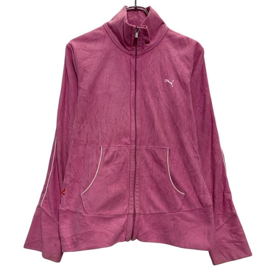 PUMA フリースジャケット レディース L ピンク プーマ ジップアップ