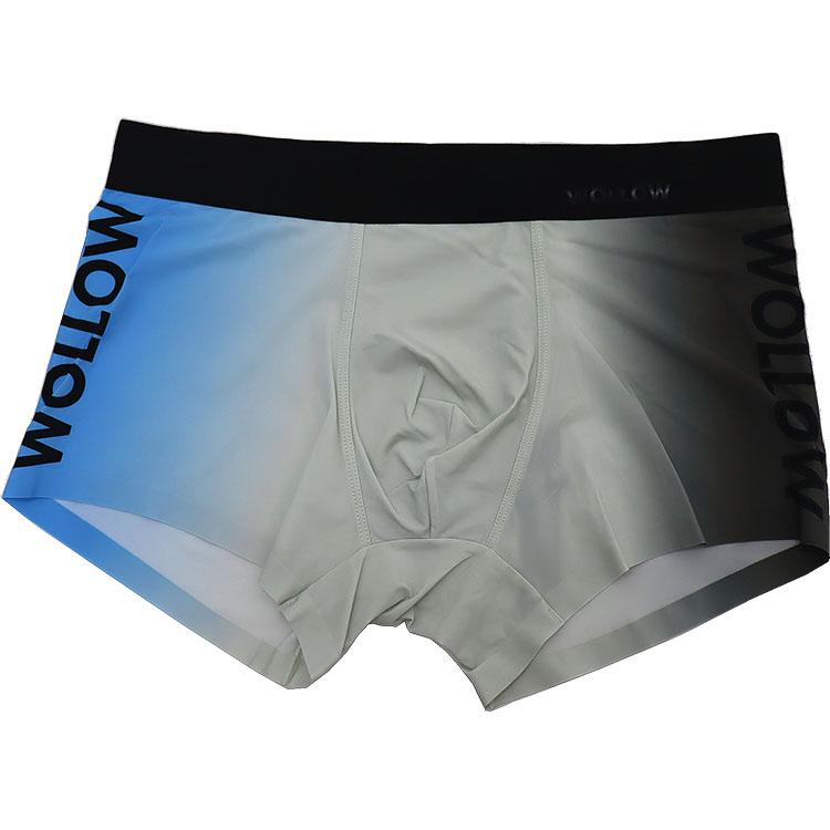 WOLLOW ワロー 【W-55】前とじ ボクサーパンツ メンズ 下着 ナイロン