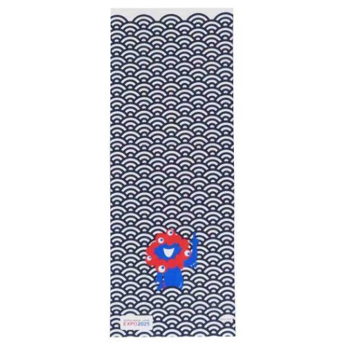 手ぬぐい 2025大阪 関西万博キャラクターてぬぐい ミャクミャク 青海波