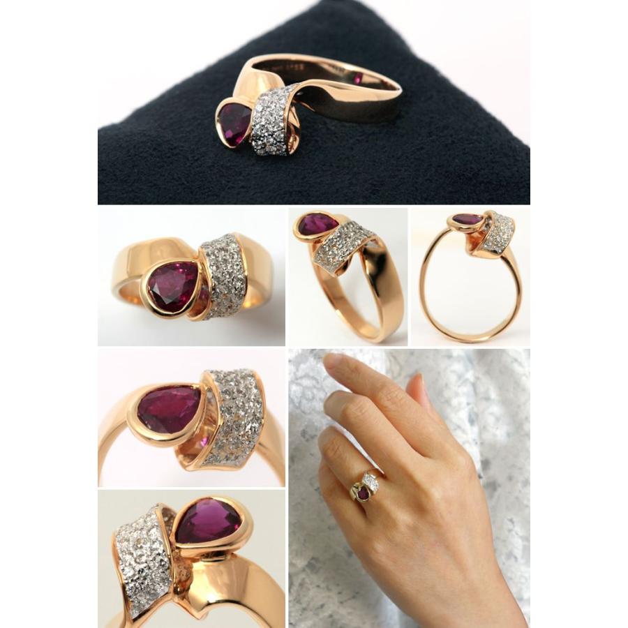 K18ルビーリング リングサイズ12号 サイズ変更可 : 宝寿堂 Yahoo!店