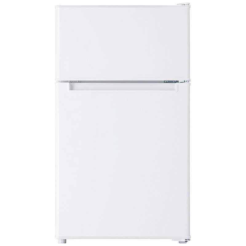 ORIGINALBASIC 冷蔵庫 2ドア 右開き 85L （直冷式） BR-85A-W