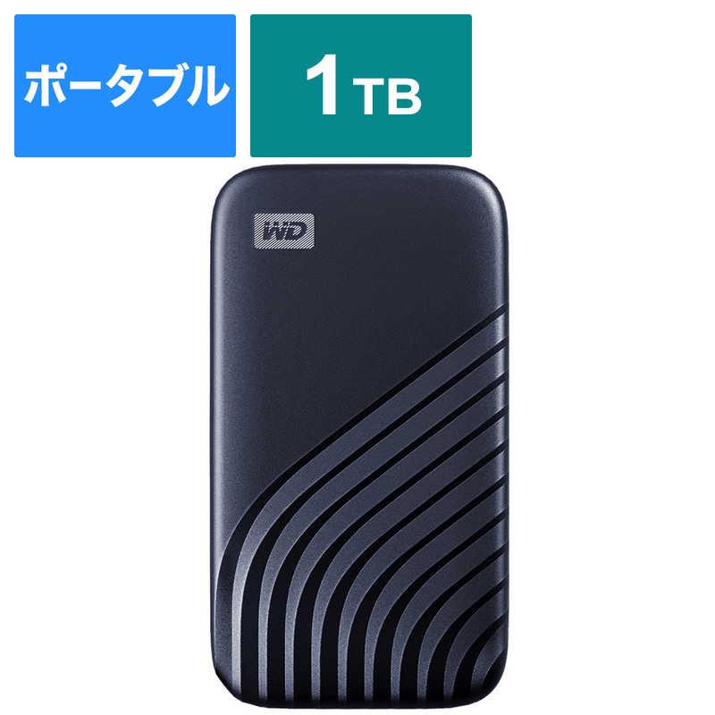 WESTERN DIGITAL 外付けSSD 1TB WDBAGF0010BBL-JESN : コジマYahoo!店