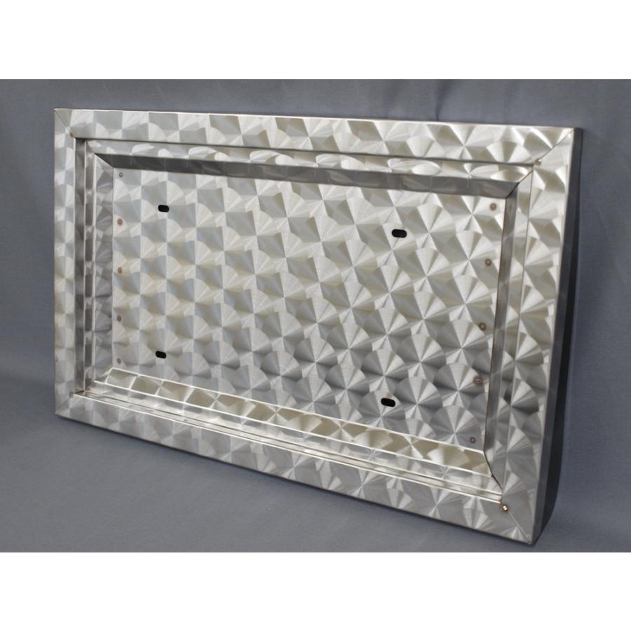 大型車用 段付きナンバー枠 ウロコステンレス製 : 有楽庁ヤフー