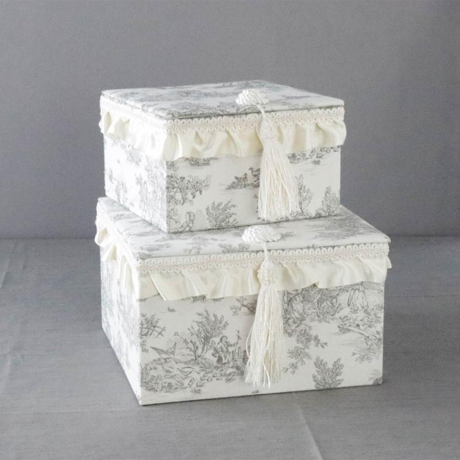 ジェニファーテイラー ボックス 2個セット 収納ボックス 小物入れ