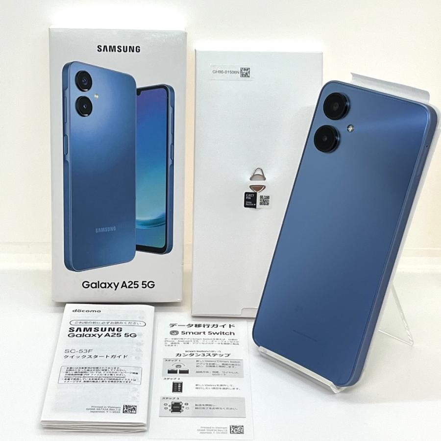 Galaxy A 【新品同様】Galaxy A25 5G SC-53F ライトブルー docomo SIM