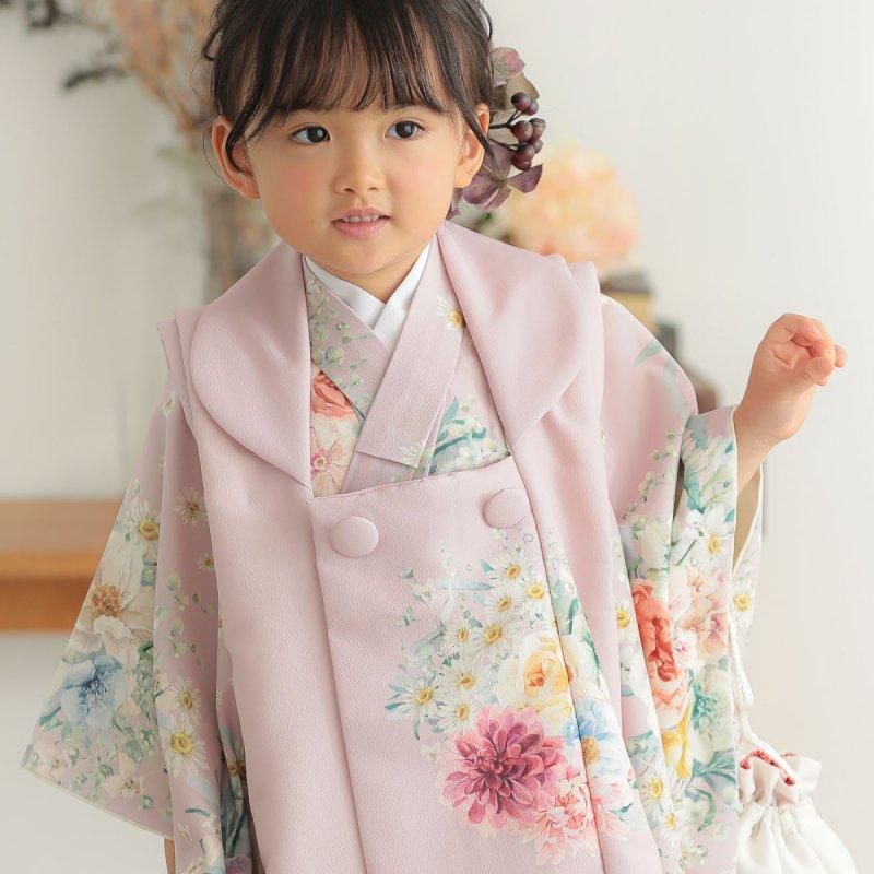 七五三 着物レンタル 3歳 753 いちは ブランド着物 女の子 フルセット