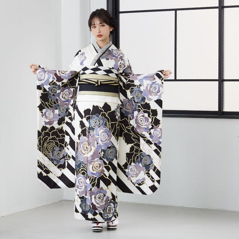 CECIL McBEE（セシルマクビー） 振袖 レンタル 成人式 結婚式 白 薔薇