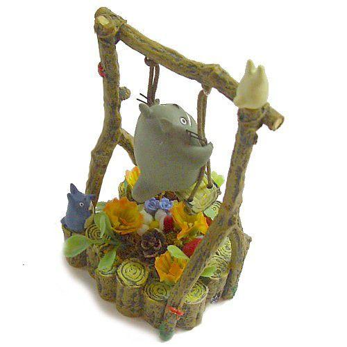 レア品 となりのトトロ ジオラマ 雑木林の遊園地 丸太ブランコ znet_t