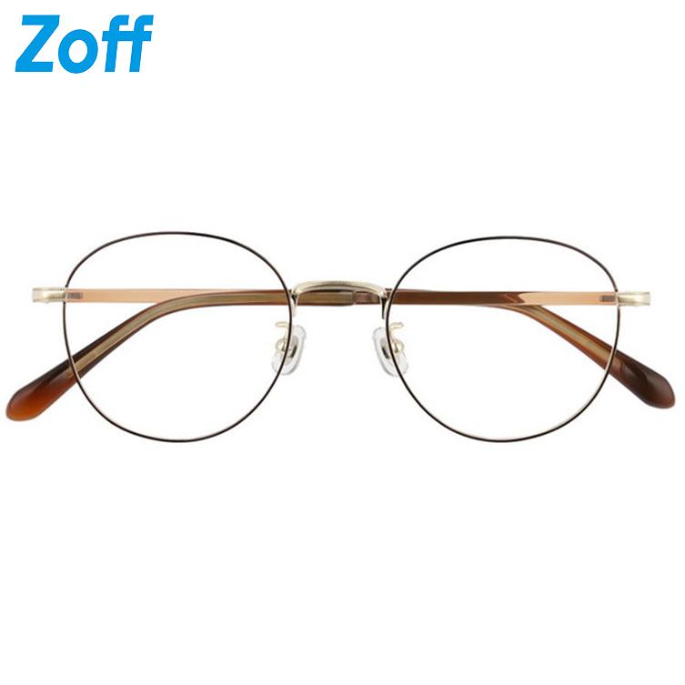 Zoff（ゾフ） メガネ ボストン 軽量 チタン ユニセックス ベーシック