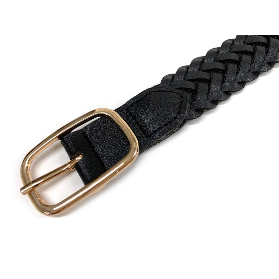 adia レディース メッシュベルト 革 皮 レザー 女性 おしゃれ シンプル