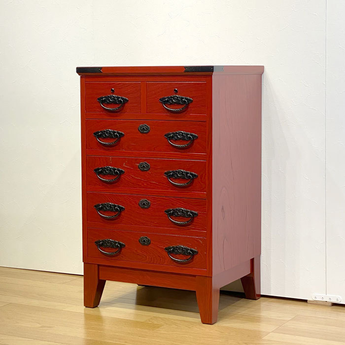 チェスト 整理箪笥 和箪笥 民芸家具風 和家具 日本製 国産家具 民芸