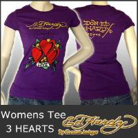 Ed Hardy（エド・ハーディー） Tシャツ レディース 半袖 ライン