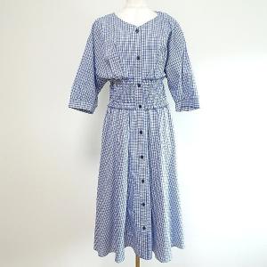 snc インポートロッサ import Rossa ワンピース 44 アイボリー 青 緑