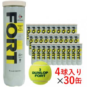 DUNLOP（ダンロップ） FORT フォート 箱売り 120球 /4球×30缶入り