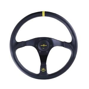 NARDI NARDIコンペティション33BLKパンチングレザー&ブラックスポーク