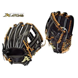 ATOMS アトムズ 軟式内野手用グラブ ACN-021 ブラック ナショナル