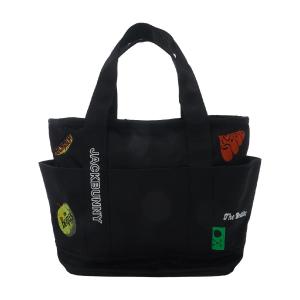 超美品】ジャックバニー 2WAYロッカーバッグ ネイビー×白 ビッグトート