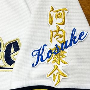 ☆送料無料☆オリックス バファローズ 山口廉王 ネーム 3 応援 刺繍