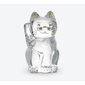 バカラ（Baccarat） カエル 緑色のクリスタル フィギュリン