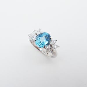 TIFFANY&Co.（ティファニー） アリア オープン リング 7号 0.23ct